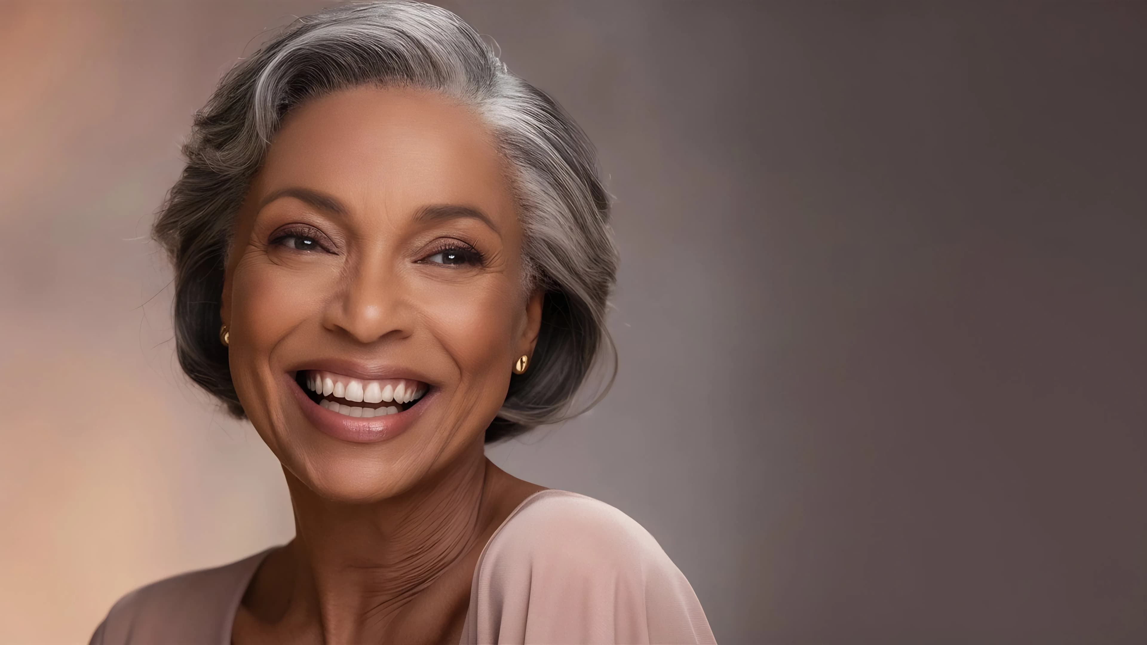 Close up of a complete denture set